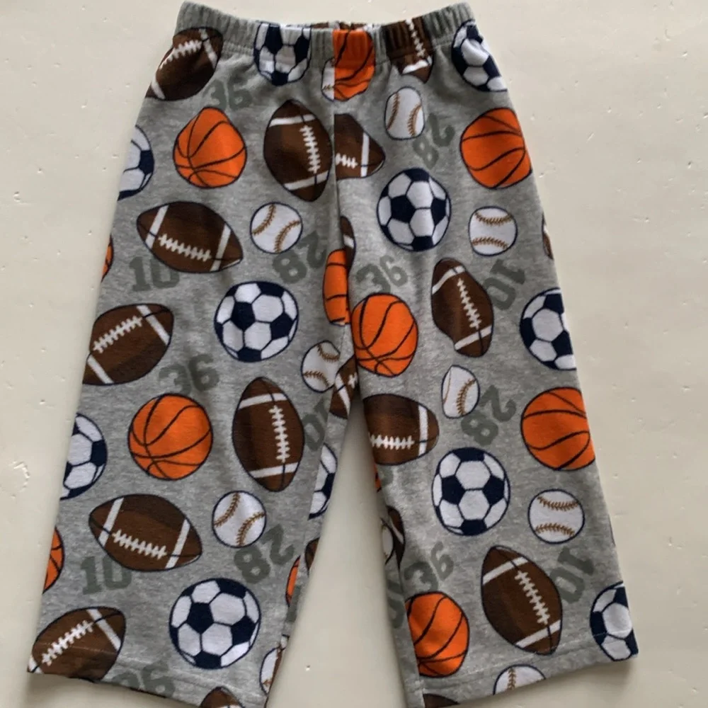 Carter’s Sports Theme Fleece PJs Set Boys 2T